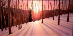 Aspen Sunset AP (Hand Embellished) by Alexander Volkov
