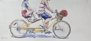 Pedaling Poppies by Stephen Boren