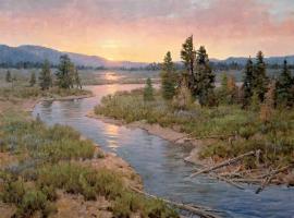 Reflections of dawn by Jim Wilcox