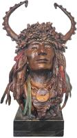 Blackfeet - Split Horn Bonnet by Michael Coleman